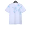 Front and back old flower pattern T-shirts