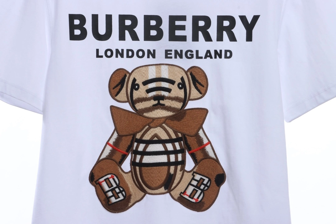 Logo embroidery teddy bear short sleeve