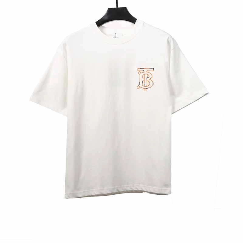 TB Contrasting Embroidery T-Shirt