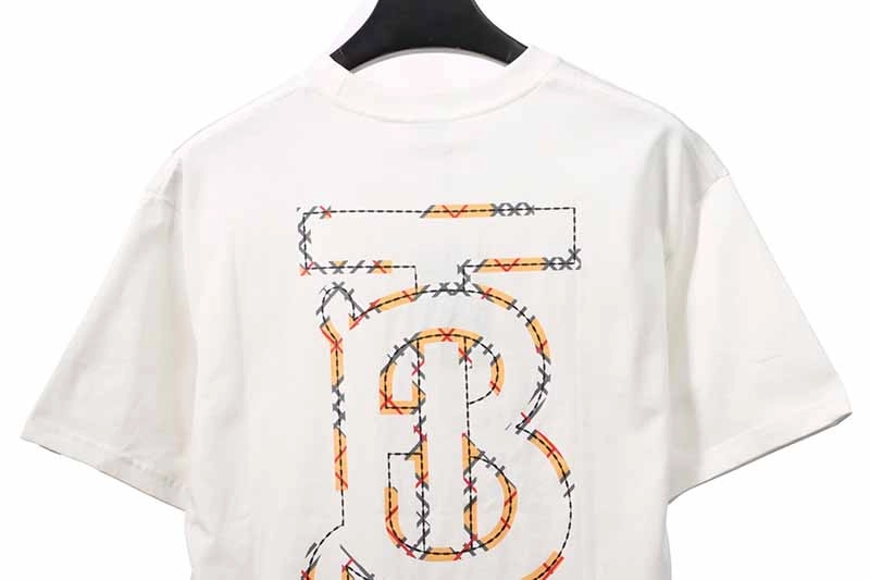 TB Contrasting Embroidery T-Shirt