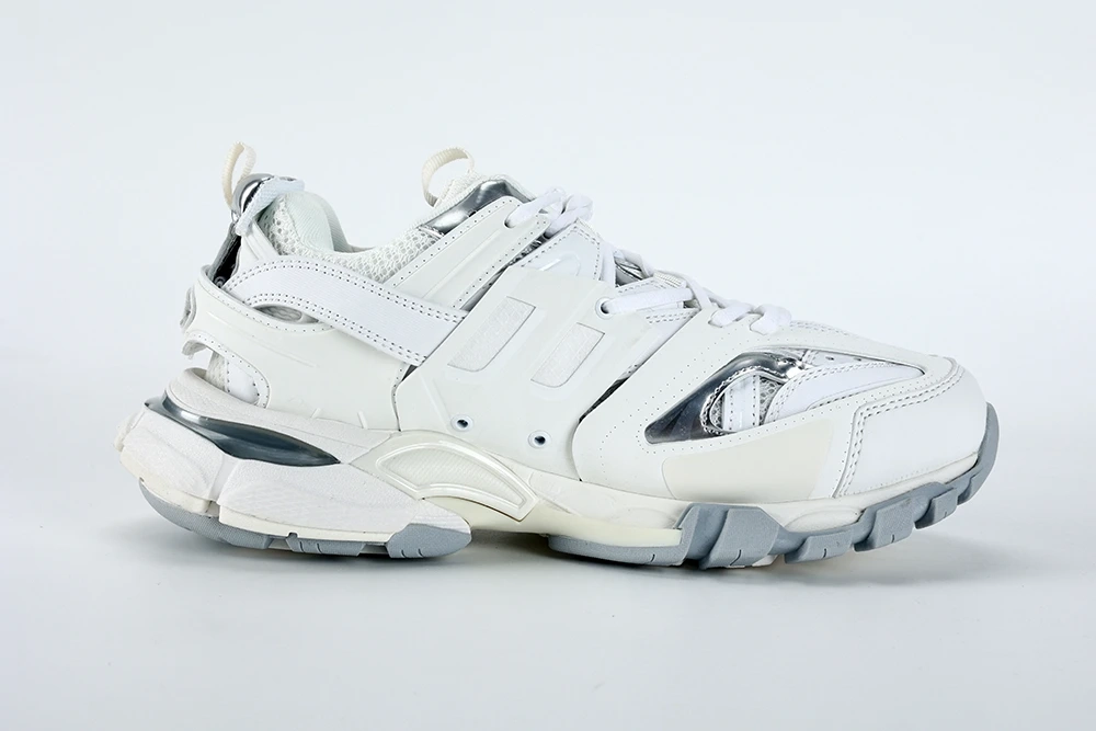 BALENCIAGA Track Sneaker White & Silver